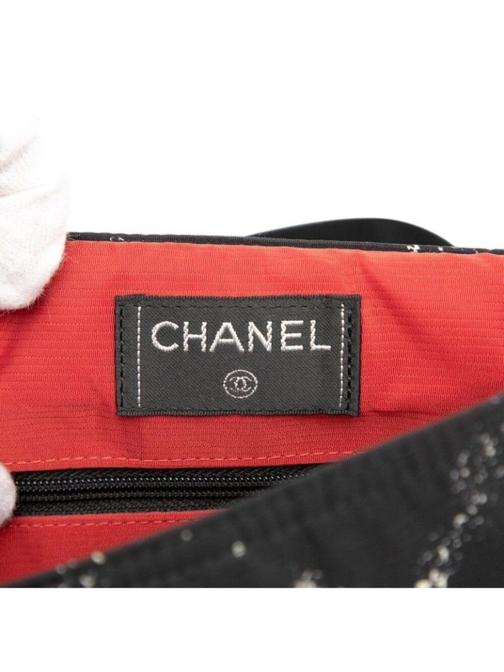 Chanel Travel Line Rucksack Backpack Black Nylon - Picture 5 of 7